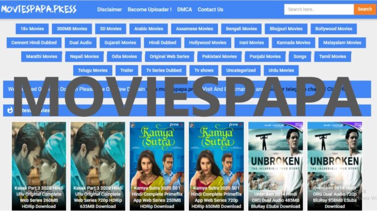 Moviespapa – An Illegal Site That Leaked Indian Movies Online