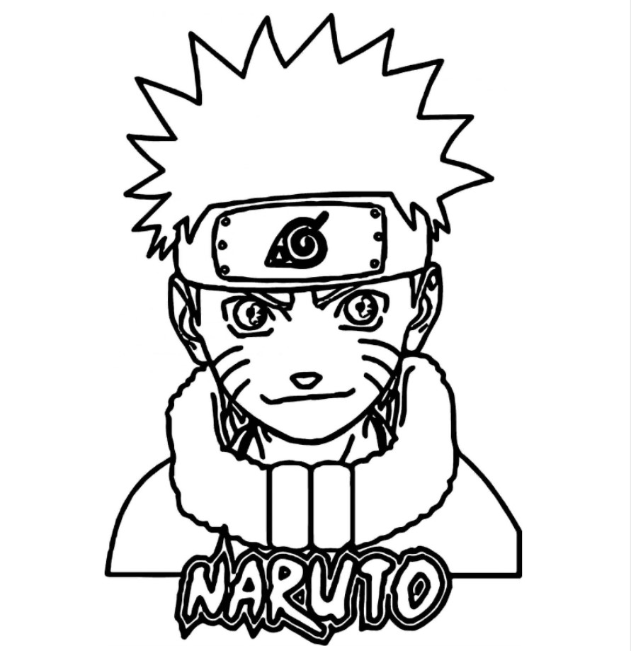 Printable Naruto coloring sheets