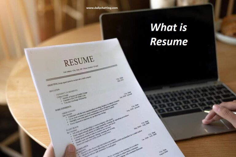 What is a Resume?