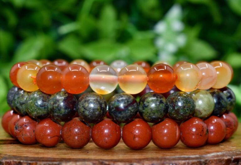 Broadbaskets Natural Jasper Stones Bracelet