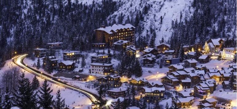 The beauty of living in Courchevel
