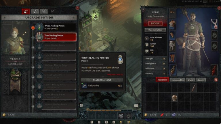 Diablo 4 Alchemist Shop Guide: Elixirs And Potions