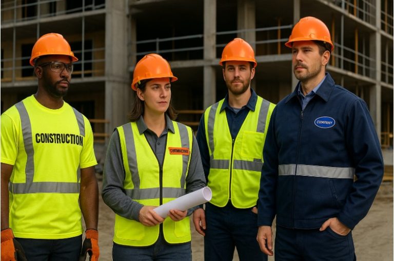 How Custom Apparel Improves Safety and Brand Recognition on Construction Sites